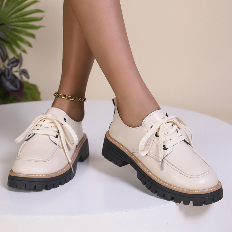 Vento Bianco Leather Loafers