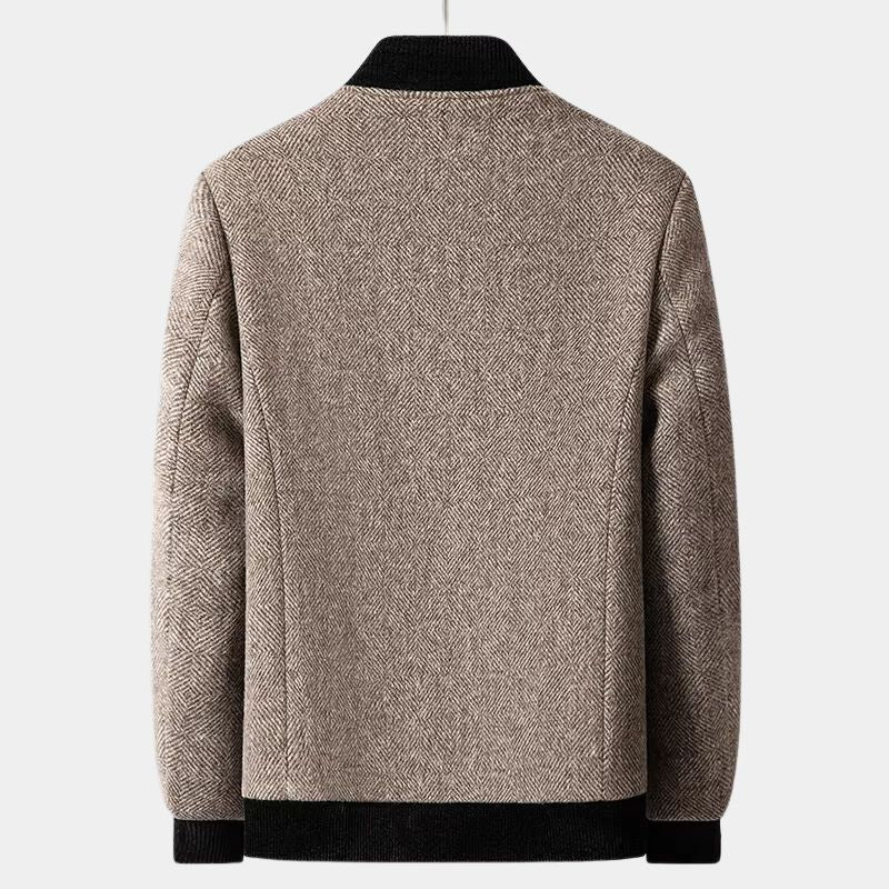 Ravel Textured Wool Zip Jacket
