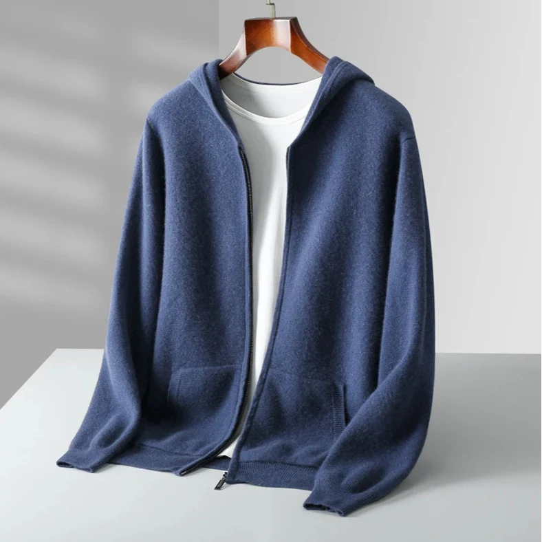 Macio Cashmere Zip Hoodie