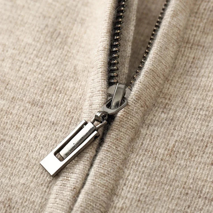 Macio Cashmere Zip Hoodie