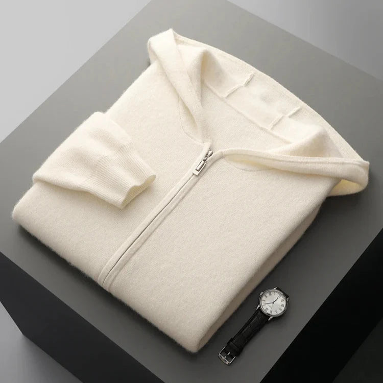 Macio Cashmere Zip Hoodie