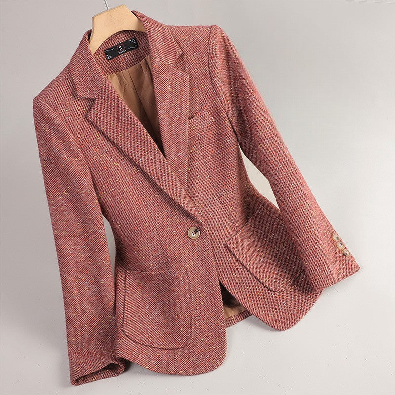 Abrienne Wool Blend Blazer