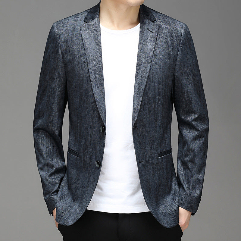 Midnight Texture Blazer
