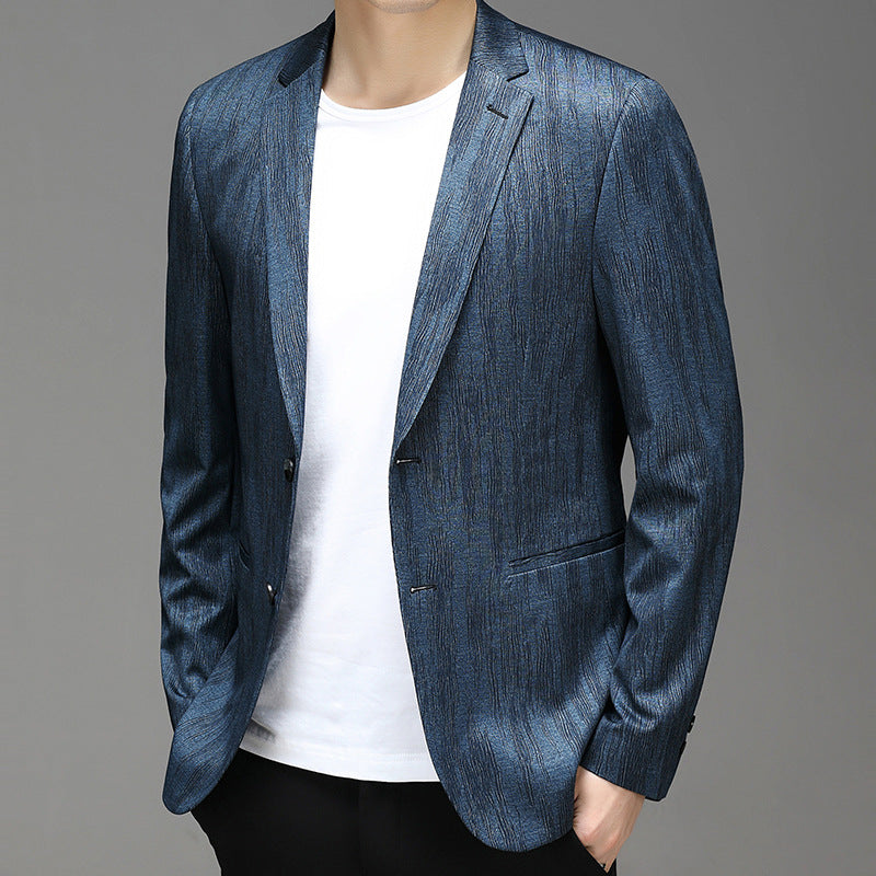 Midnight Texture Blazer