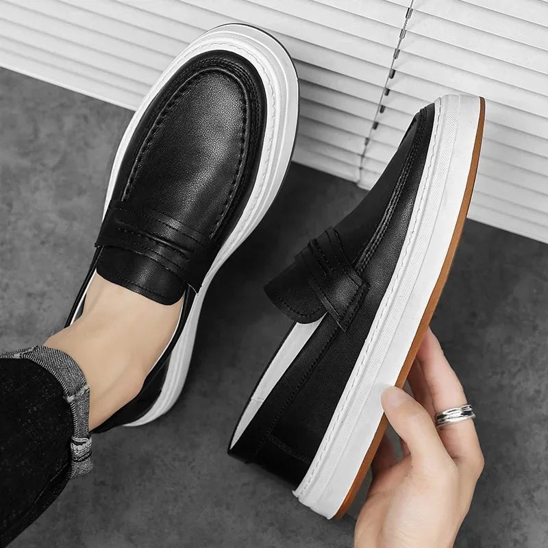 Moico Genuine Leather Loafers