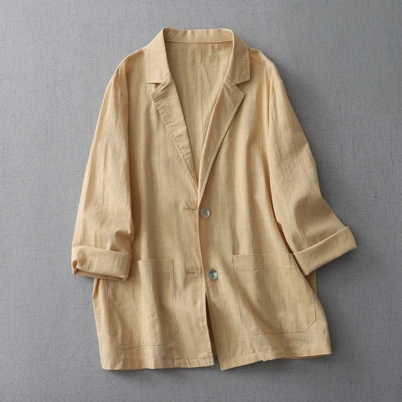 Nola Relaxed Linen Jacket