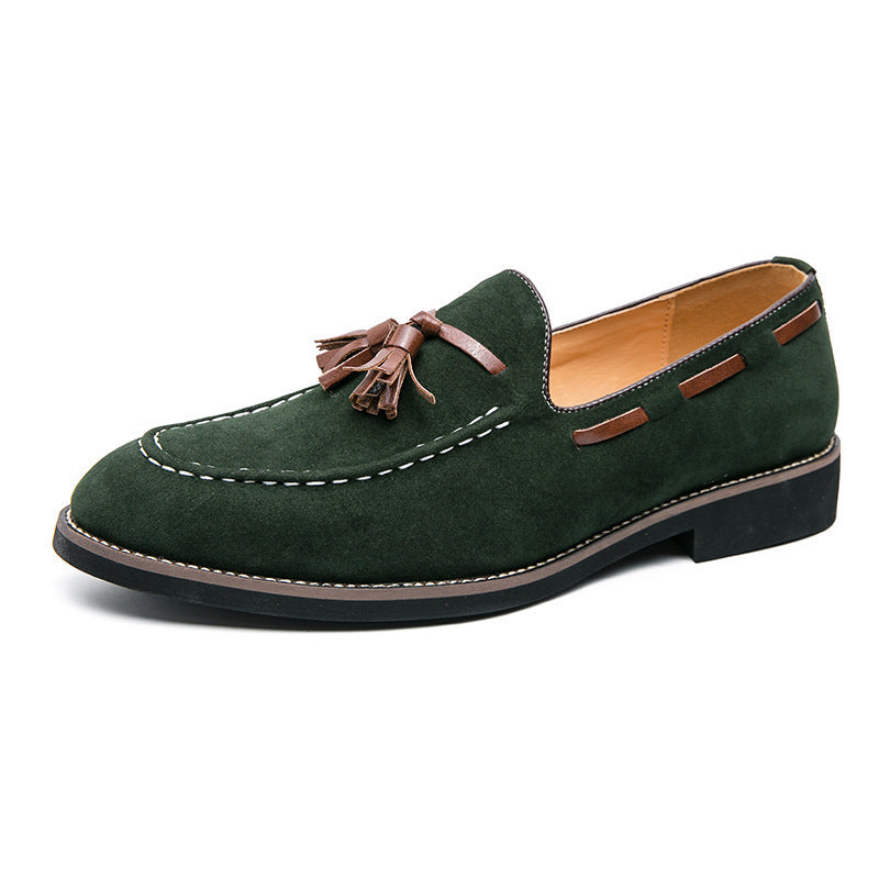 Grayson Velvet Tassel Shoes