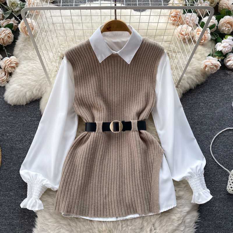 Rylee Shirt & Vest Set