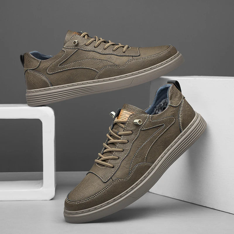 Ozgun Genuine Leather Sneakers