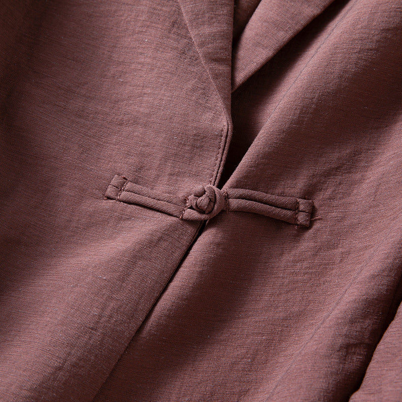 Rowan Linen Wrap Blazer