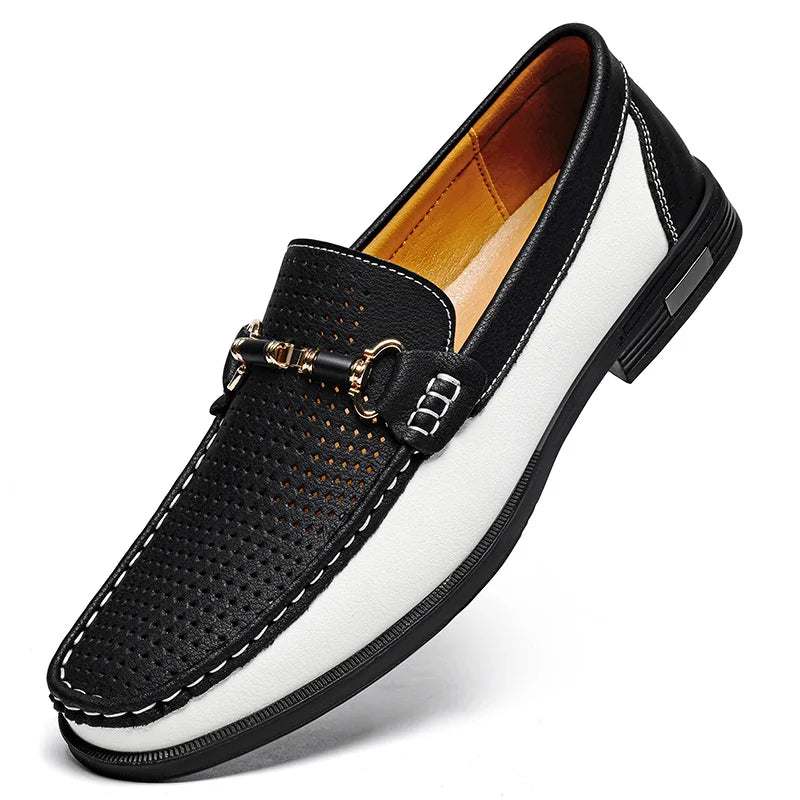 Del Muro Italian Leather Loafers