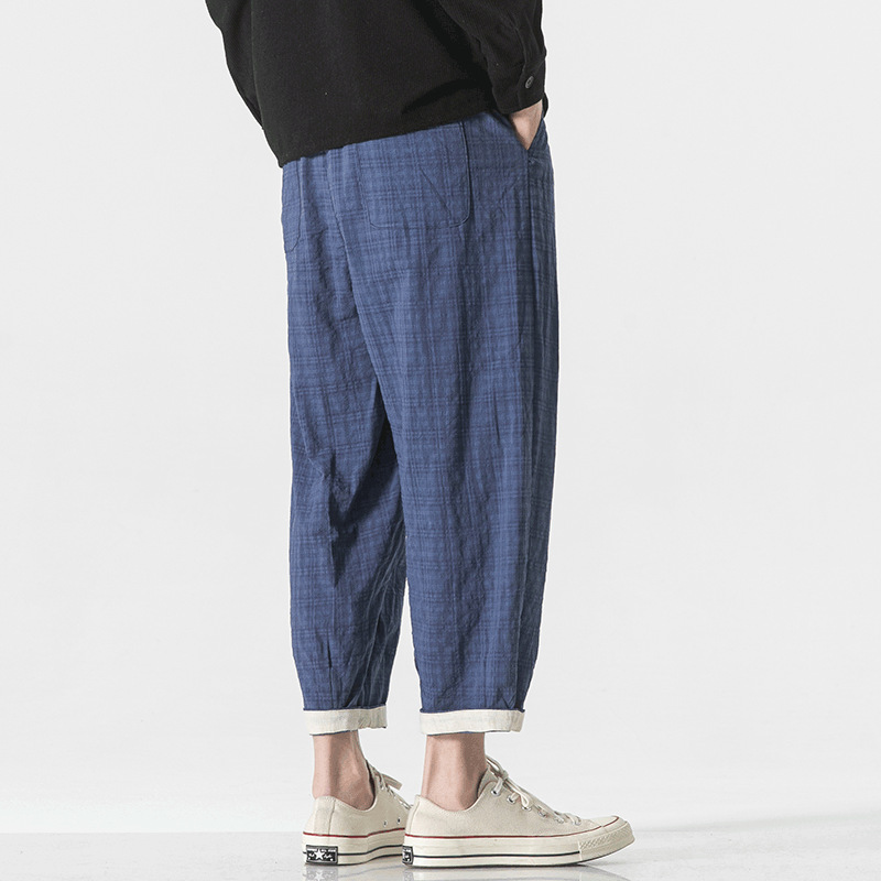 WabiSabi Micro Check Pants